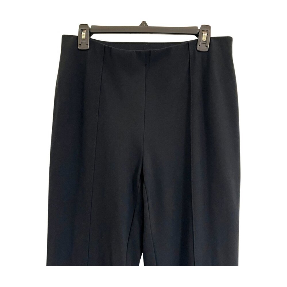 J. Jill Slim Medium Black Slim Leg Pull-on Career Casual Stretch Pants